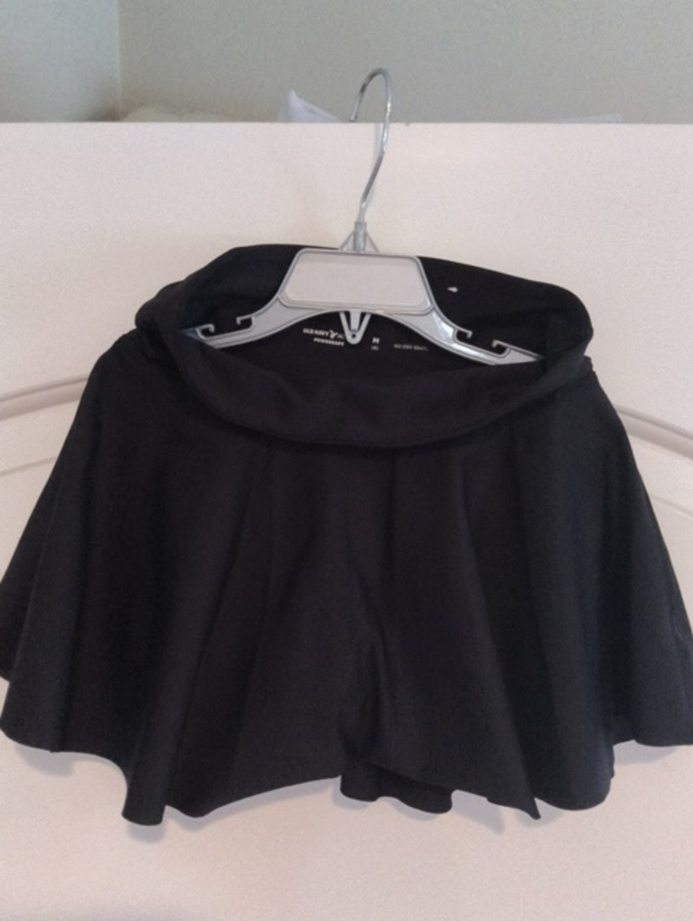 Girls athletic skirt with shorts under